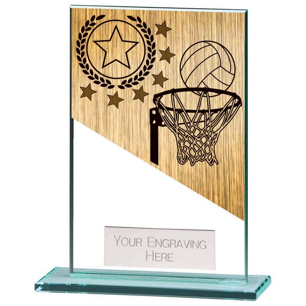 Mustang Glass Netball Award CR22214