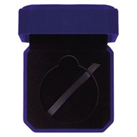 Blue Velour Medal Box Fits 60mm Medal (MB19159B)