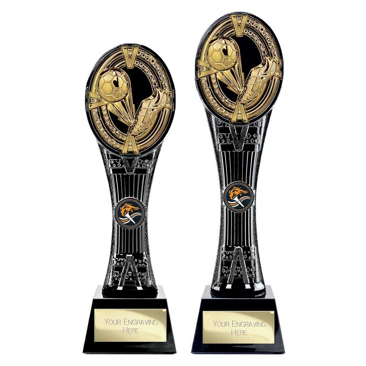 Extreme Maverick Gold & Black football Award PA26517