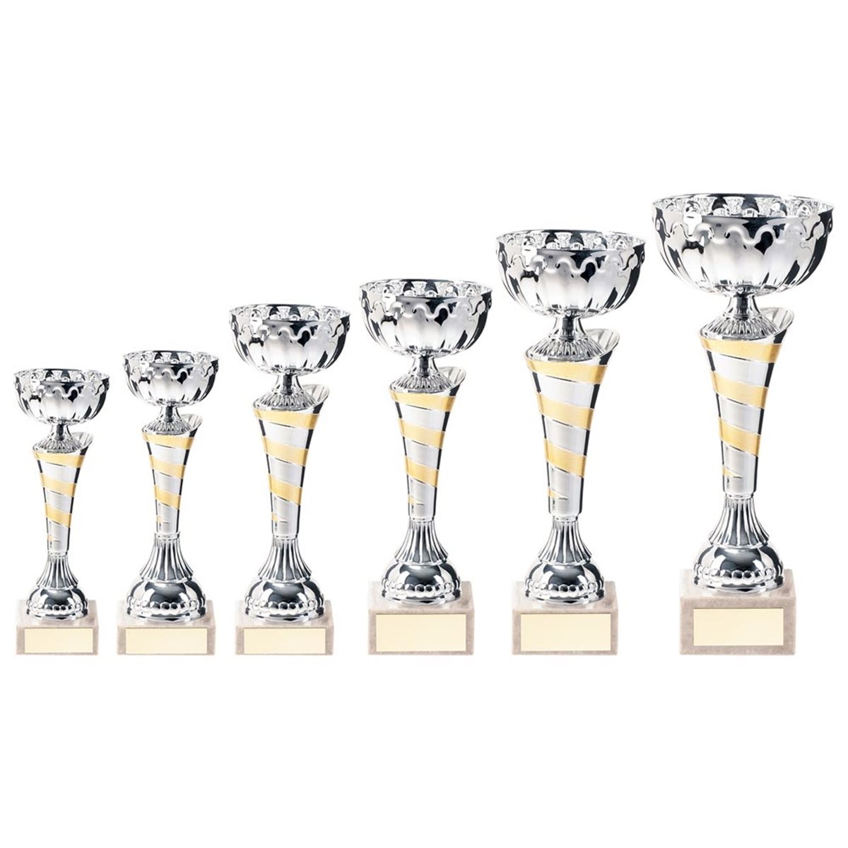 Eternity Gold & Silver Column Trophy TR20312