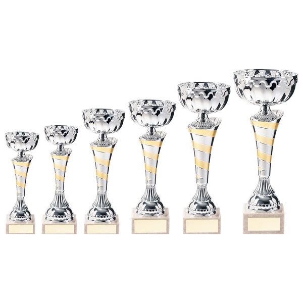 Eternity Gold & Silver Column Trophy TR20312