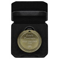 Luxury Black Medal Case Fits 60mm Medal T.9456