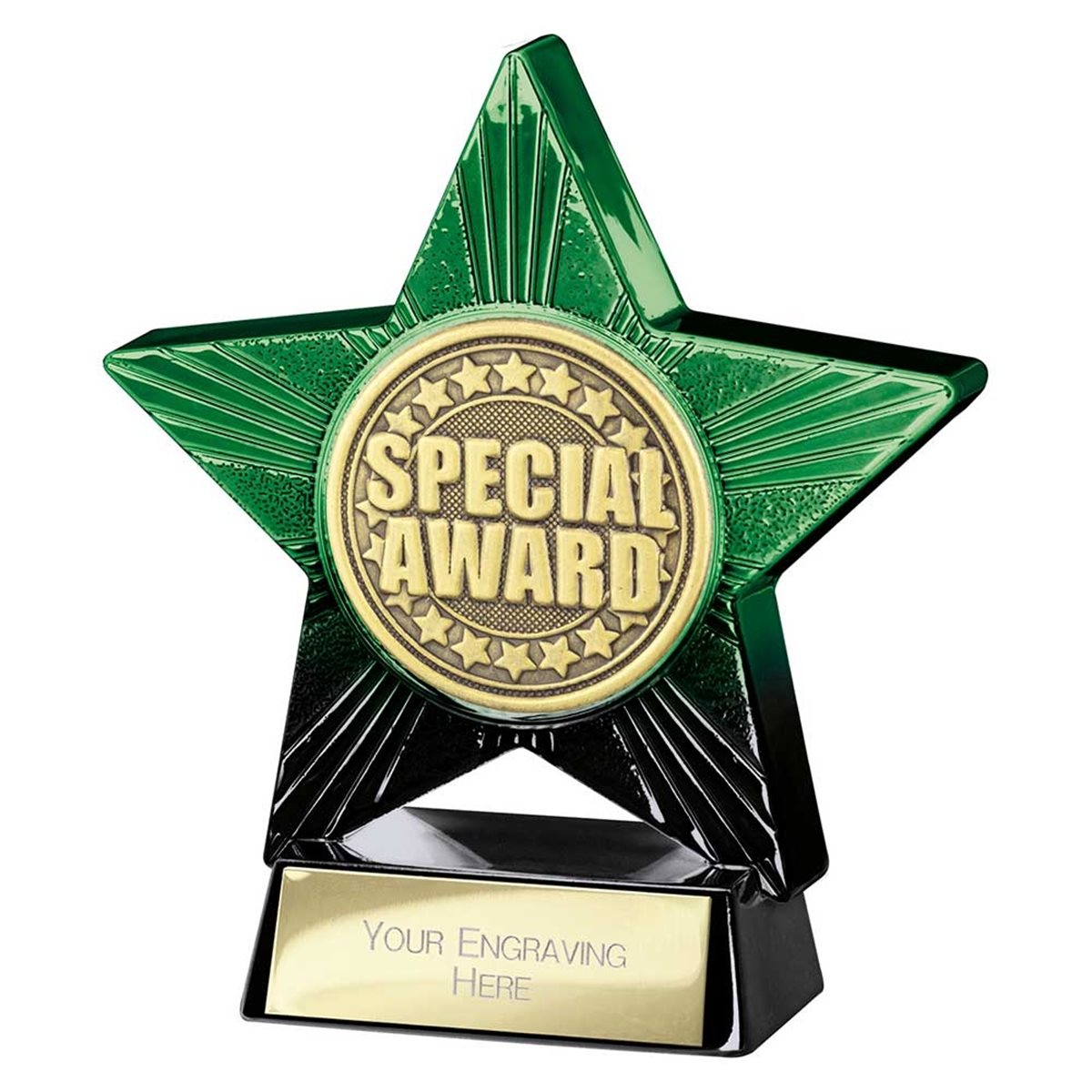 Special Award Superstar Green & Black Trophy PQ25169
