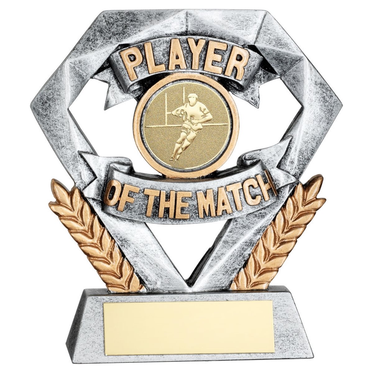 Mini Diamond Player of the Match Rugby Award JR4-RF700P28