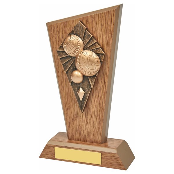 Lawn Bowls Wood Stand Award 1272
