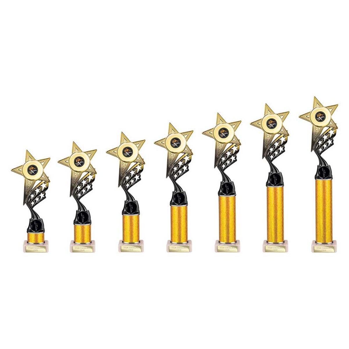 Innov8 Gold & Black Column Award TR26591