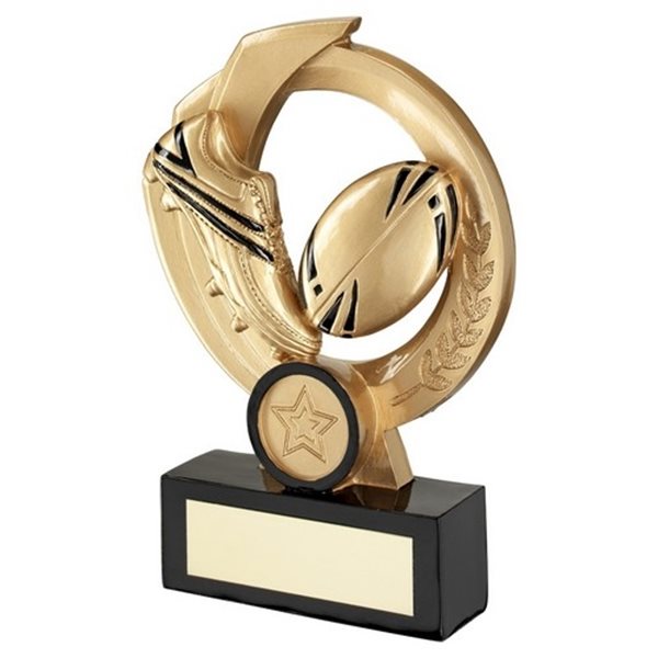 Rugby Resin Gold Award JR4-RF944