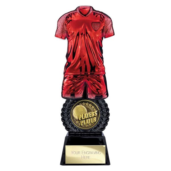 Intensity Red & Black Players Player Football Trophy PV25058