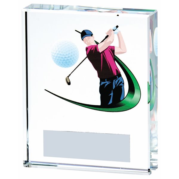 Golf Male Glass Award T.4083