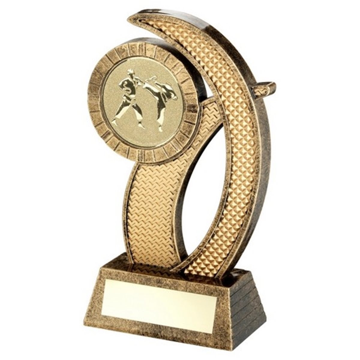 Plastic Trophy with Martial Arts insert JR11-WP01