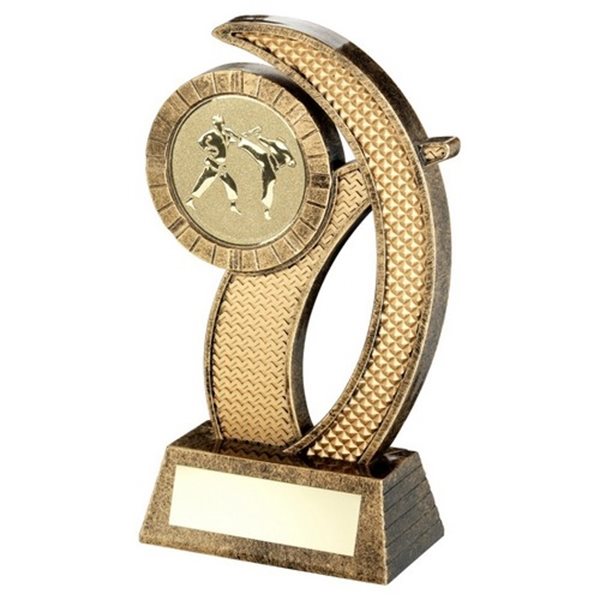 Plastic Trophy with Martial Arts insert JR11-WP01