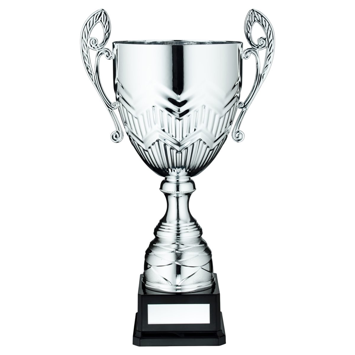 Silver Presentation Cup with handles on Black Base JR22-TY71