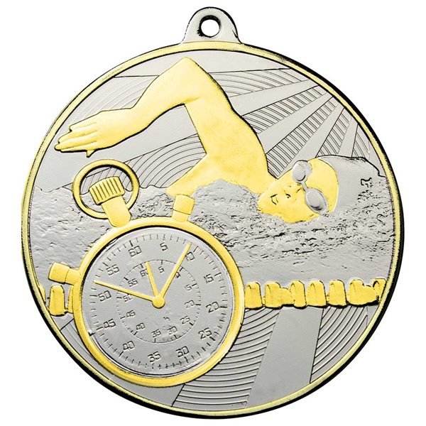 Premiership Swimming 60mm Medal MM24270