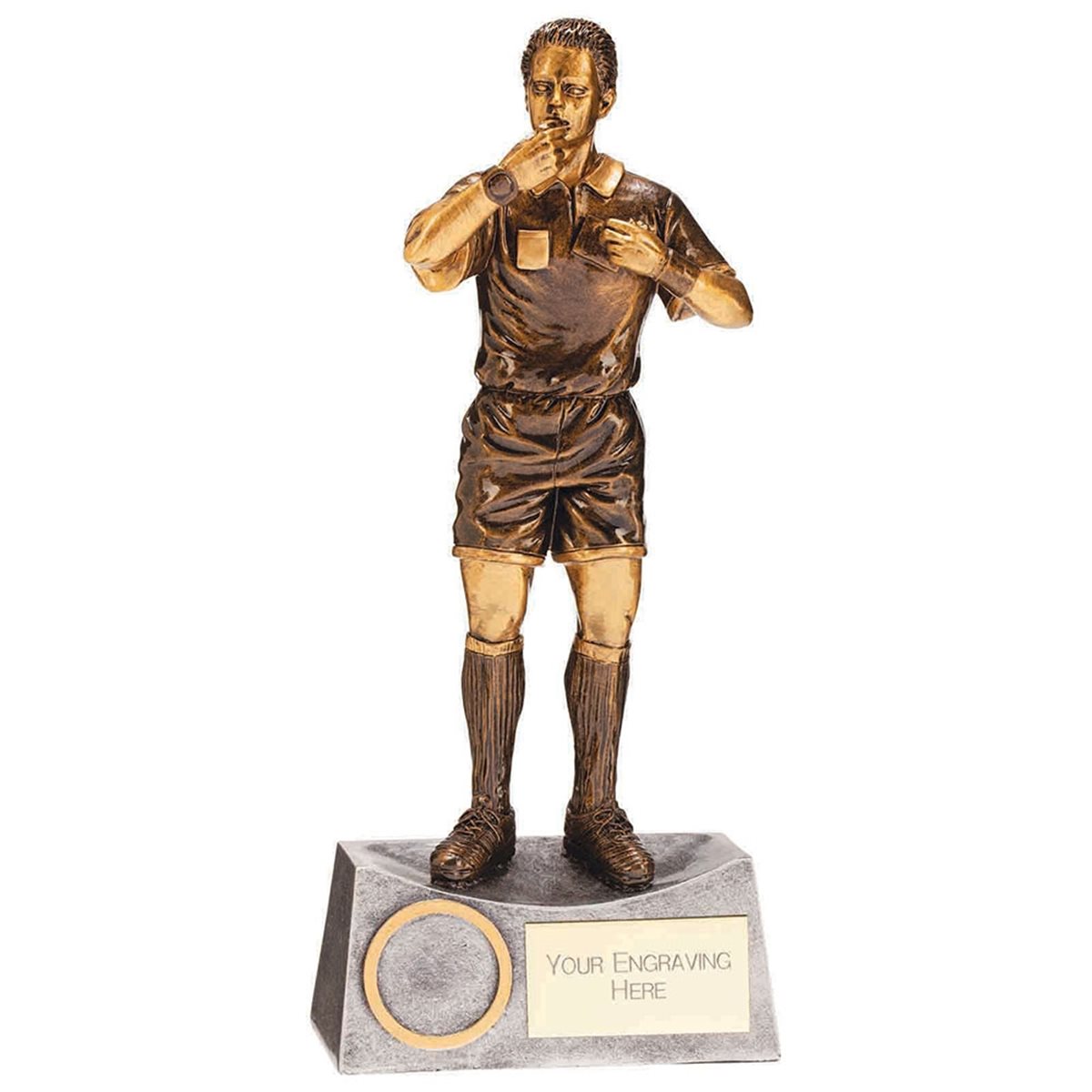 Referee Football Resin Trophy RF22035