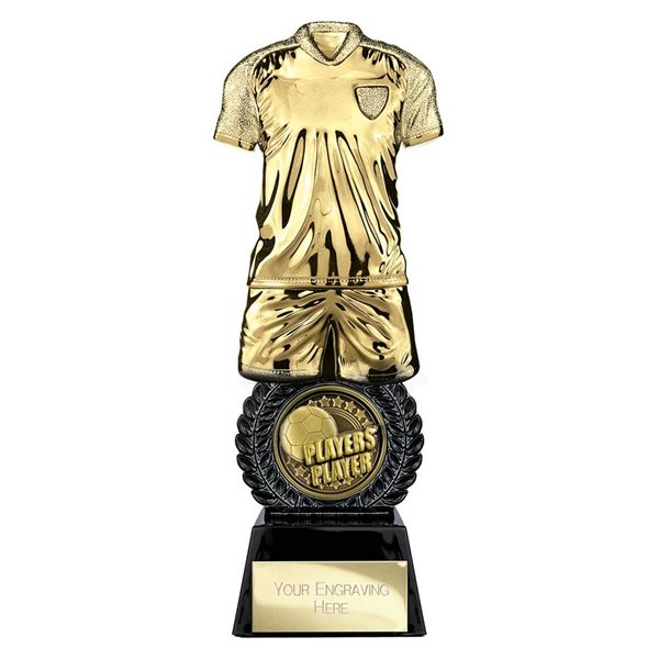 Intensity Gold & Black Players Player Football Trophy PT25058