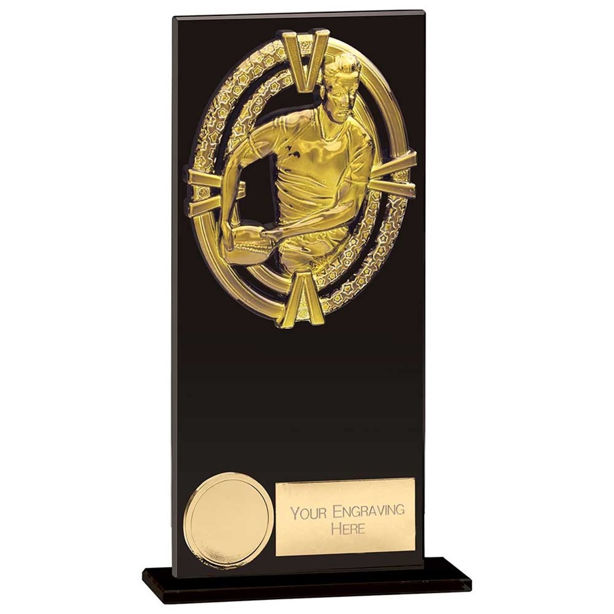 Fusion Maverick Glass Rugby Award CR24118