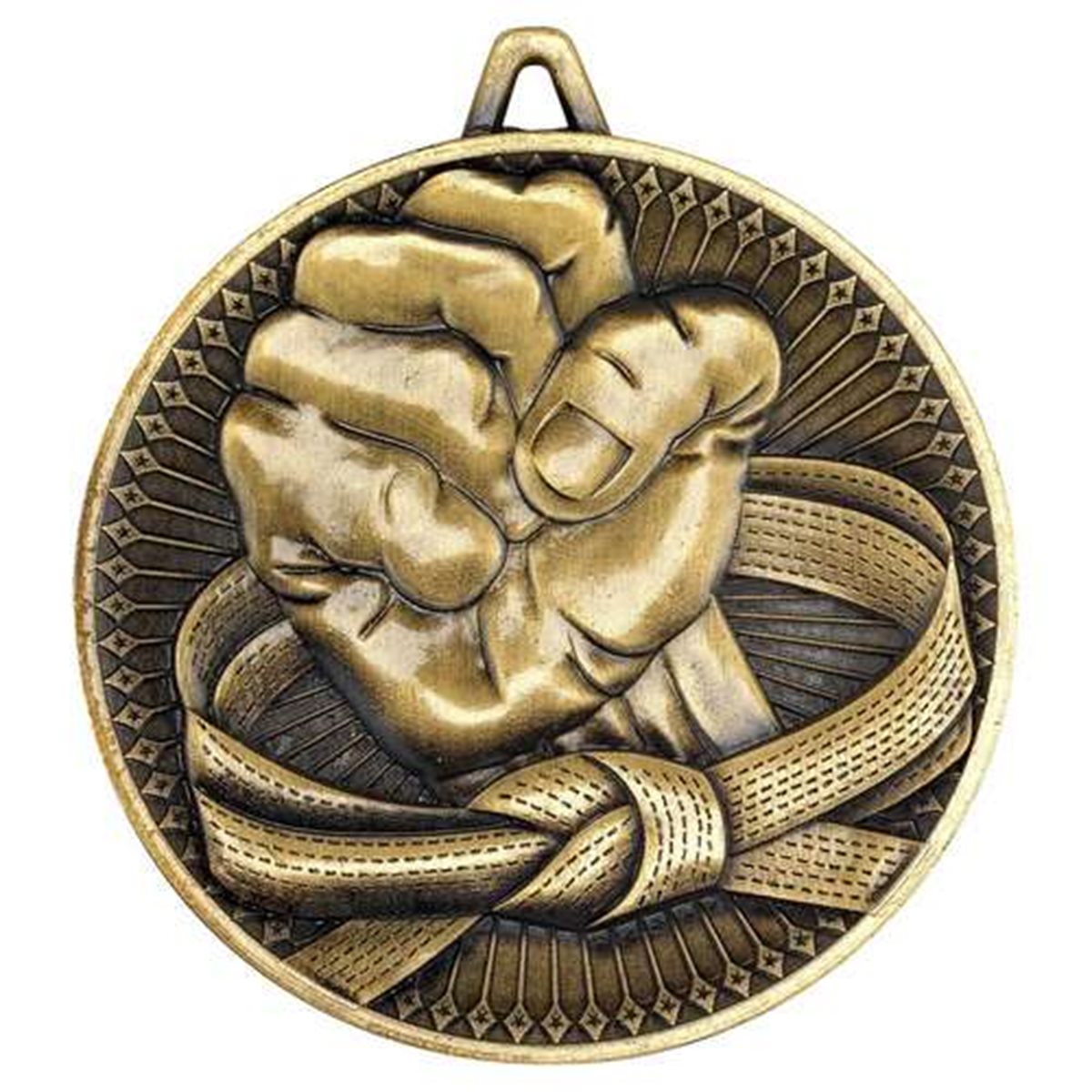 60mm Deluxe Martial Arts Medal DM07 in Gold, Silver & Bronze