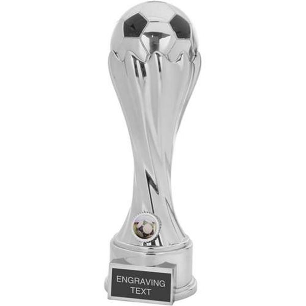 Silver Football Chrome Finish Award TD.FP01
