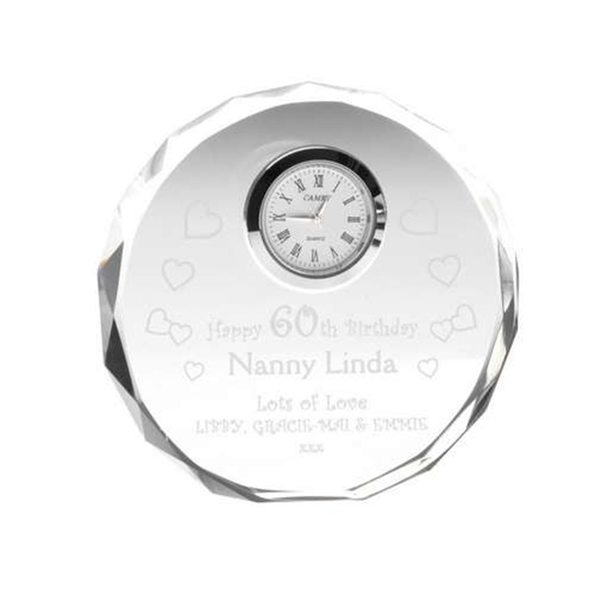 Premium Crystal Presentation Clock5