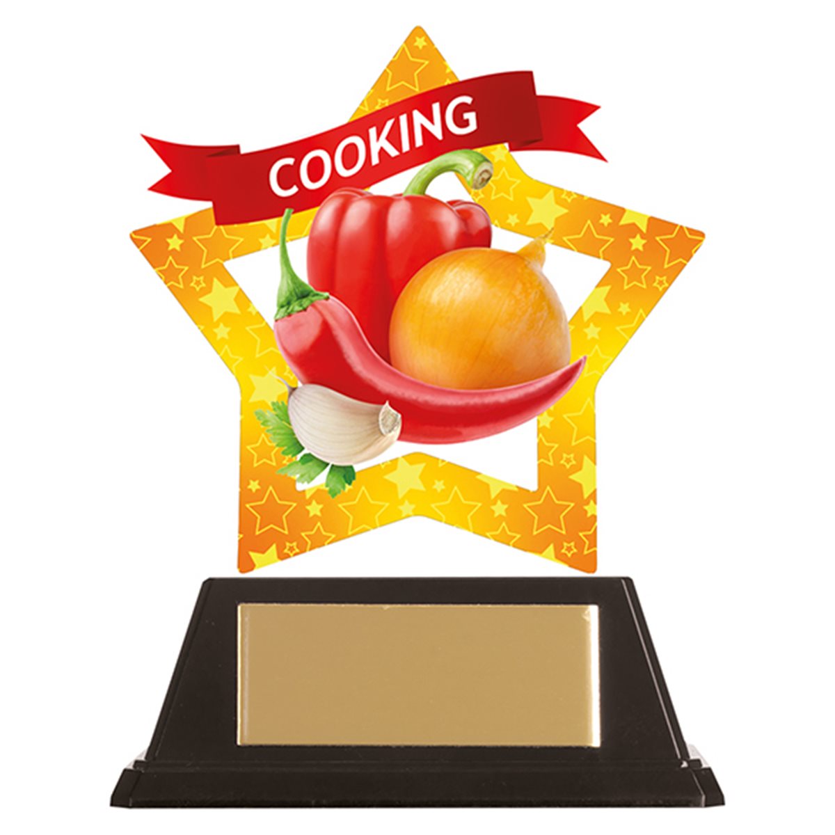 Mini Star Acrylic Cooking Trophy AC19642A