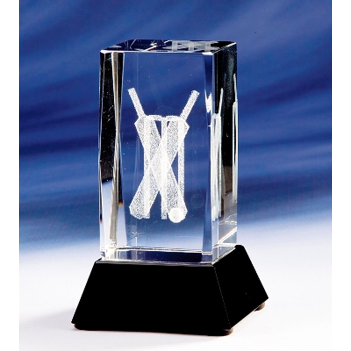 Optical 3D Image Cricket Glass Award CR6126