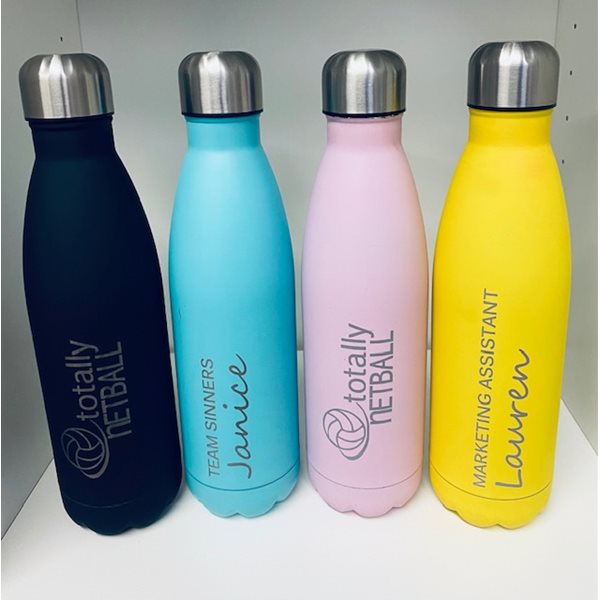 Personalised Hot or Cold Stainless Steel Water Bottle