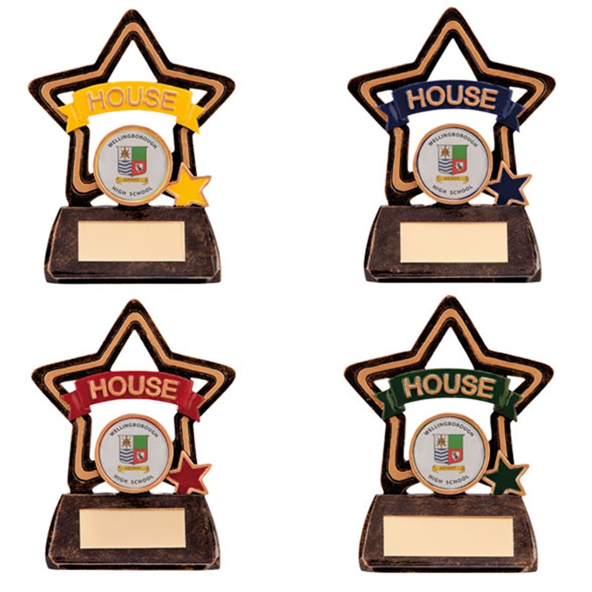 House Colours Mini Star Resin Trophy RF1184