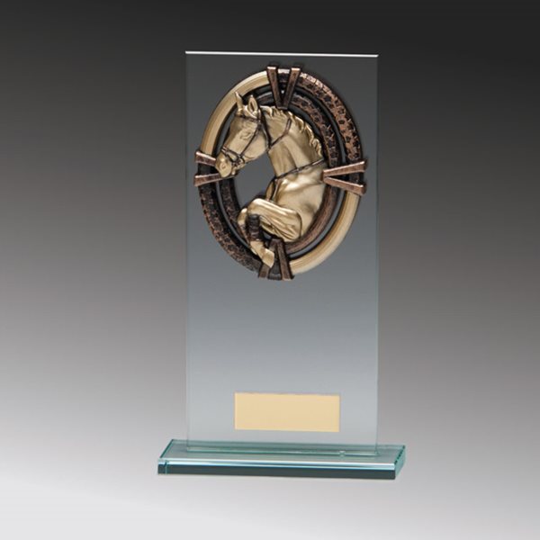 Maverick Legacy Equestrian Glass Award CR16013