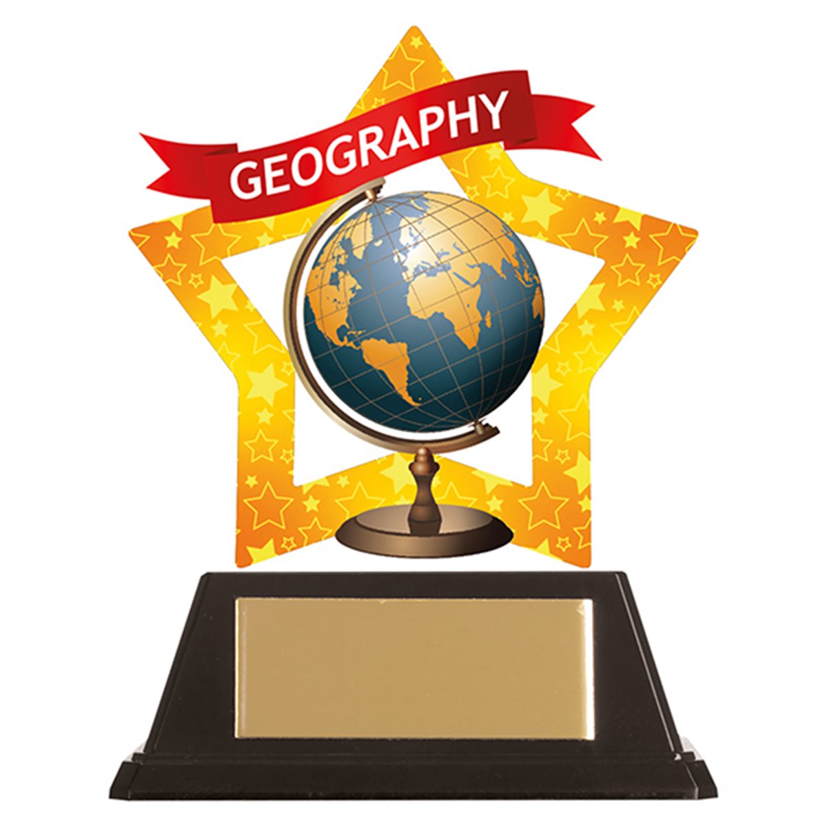 Mini Star Acrylic Geography Trophy AC19664A