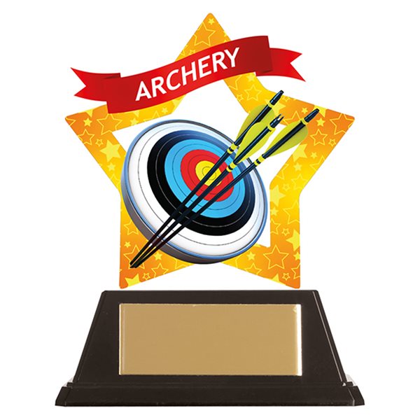 Mini Star Acrylic Archery Trophy AC19630A