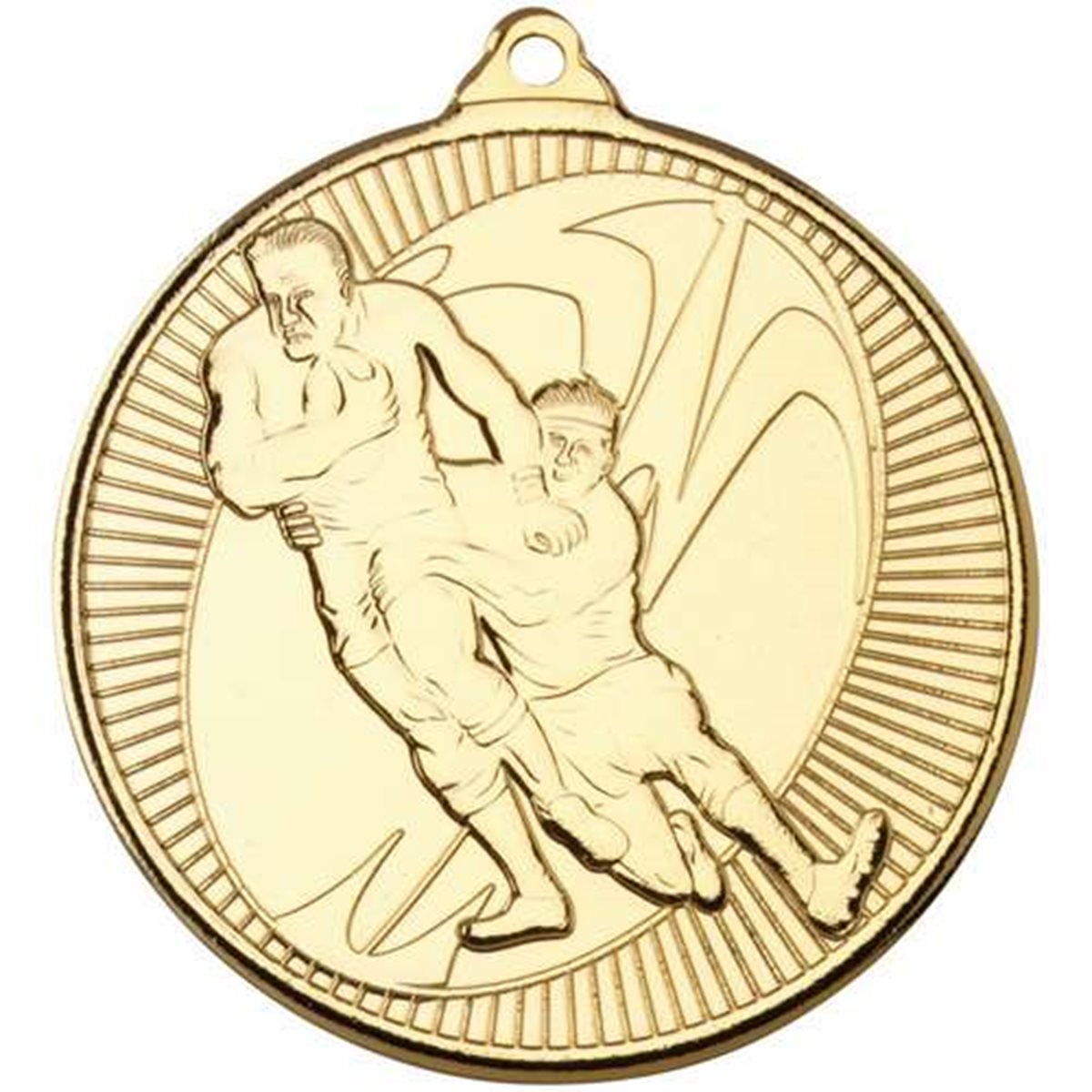 Rugby 50mm Medal in Gold, Silver & Bronze M41