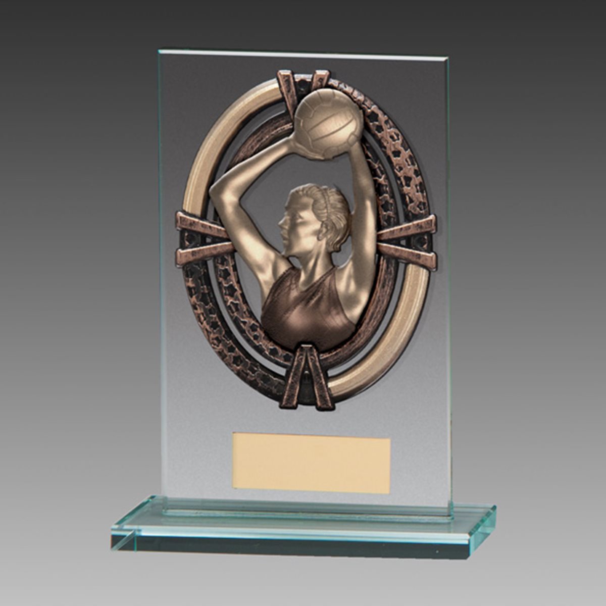 Maverick Legacy Glass Netball Award CR16017