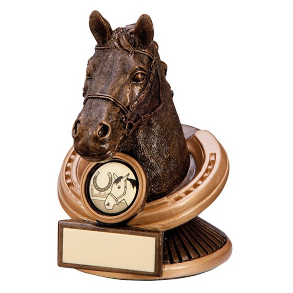 Gold Resi Endurance Horse Head Trophy RF3037