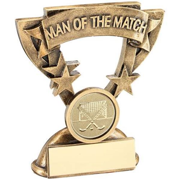 Mini Resin Man of the Match Hockey Trophy JR18-RF818