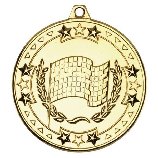 Motorsport 50mm Medal in Gold, Silver & Bronze M78