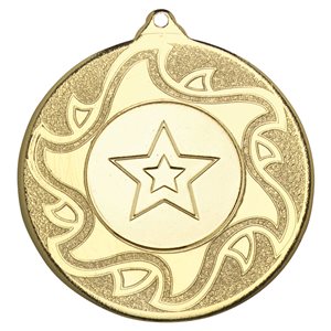 50mm Sunshine Medal M13G in Gold, Silver and Bronze