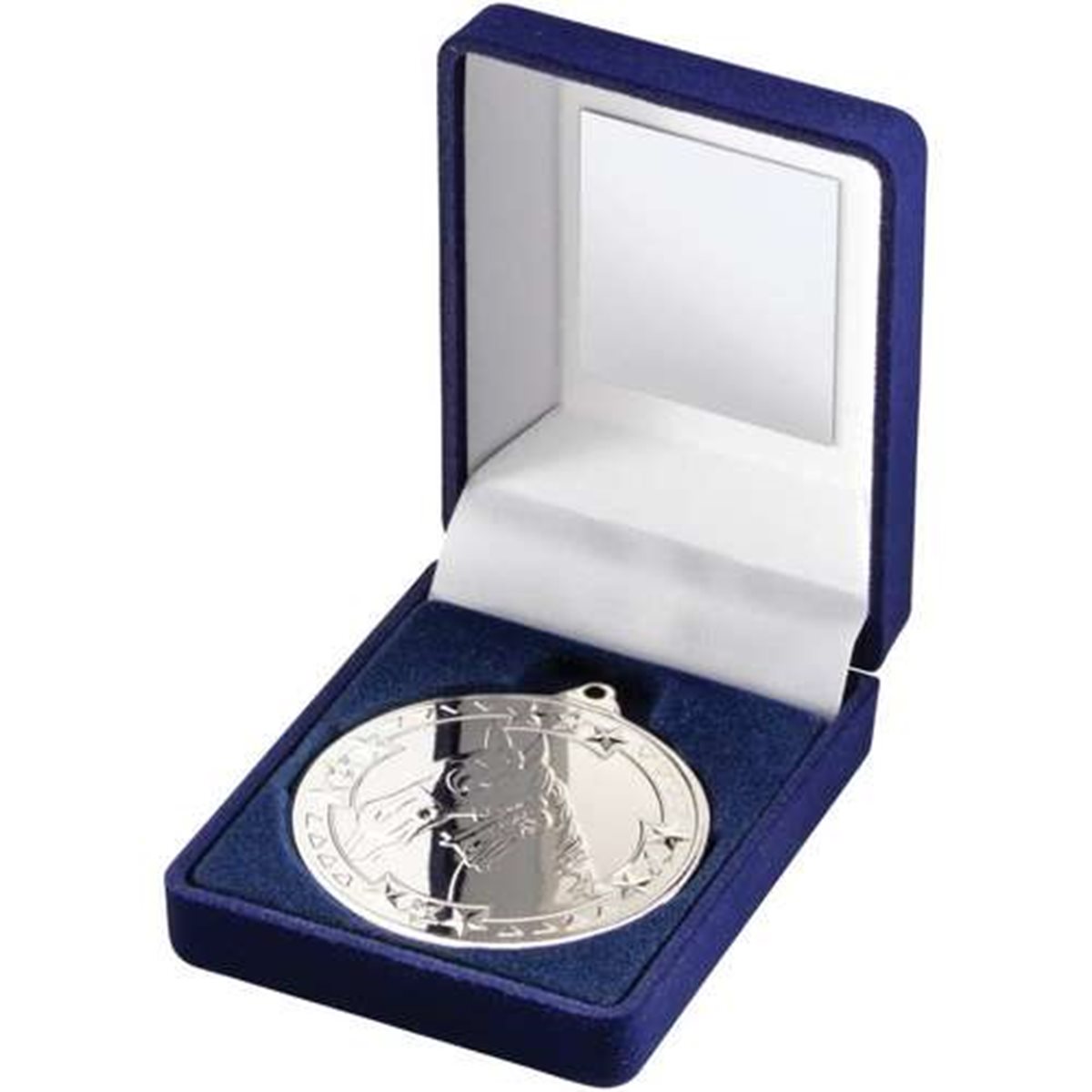 Horse 50mm Silver Boxed Medal JR20-TY154B