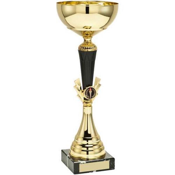 Gold & Black Presentation Cup on Marble Base JR22-AT15