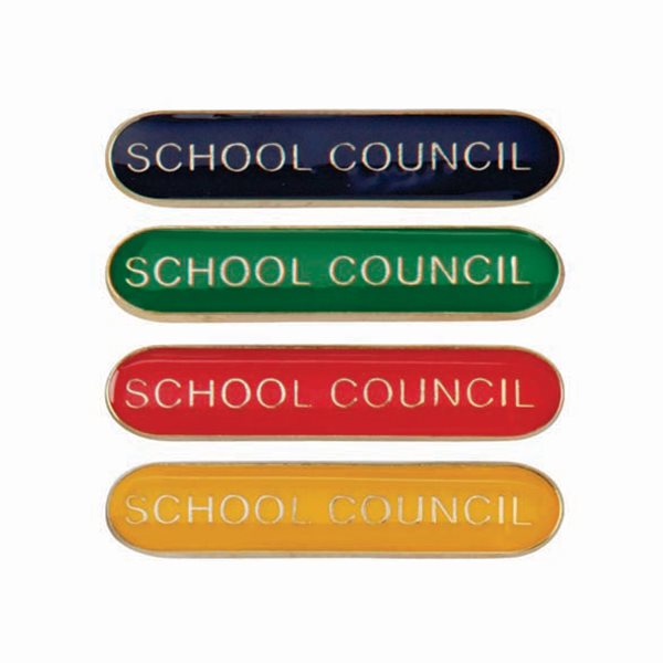 School Council Lapel Badge in 4 Colours SB16120