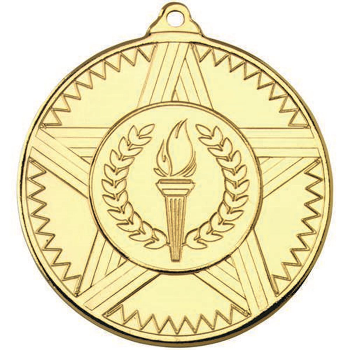 50mm Star Medal M26 in Gold, Silver and Bronze