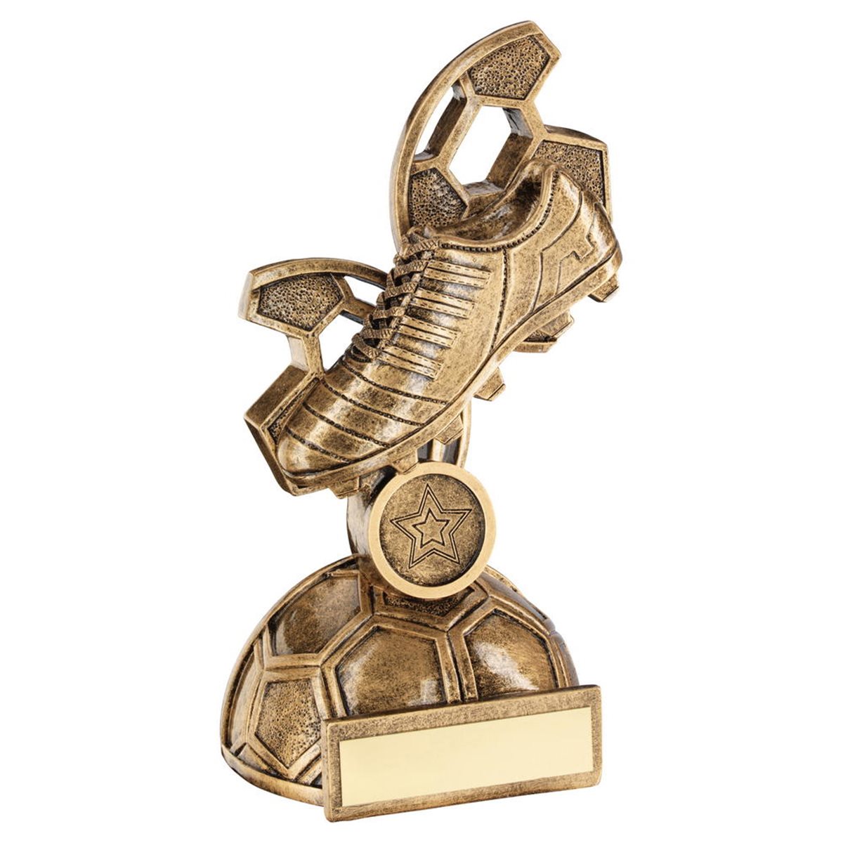 Football Resin 3D Boot Trophy JR1-RF420