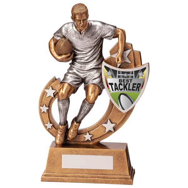 Best Tackler Rugby Resin Galaxy Trophy RF20653