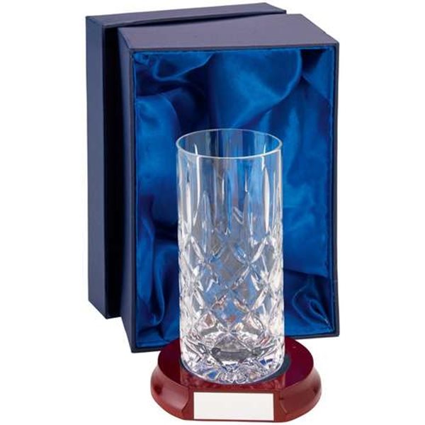 Crystal Highball Glass with Base and Box LG5-BP