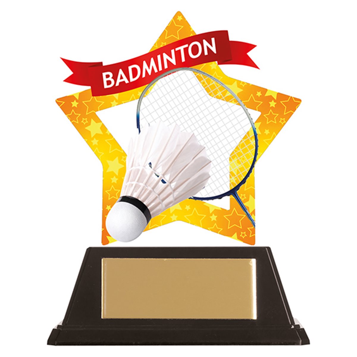 Mini Star Acrylic Badminton Trophy AC19634A