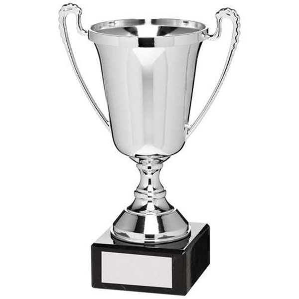 Silver Plastic Presentation Cup on Marble Base JR22-AT38