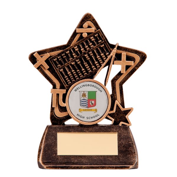 Arithmetic Mini Star School Resin Award RF1176