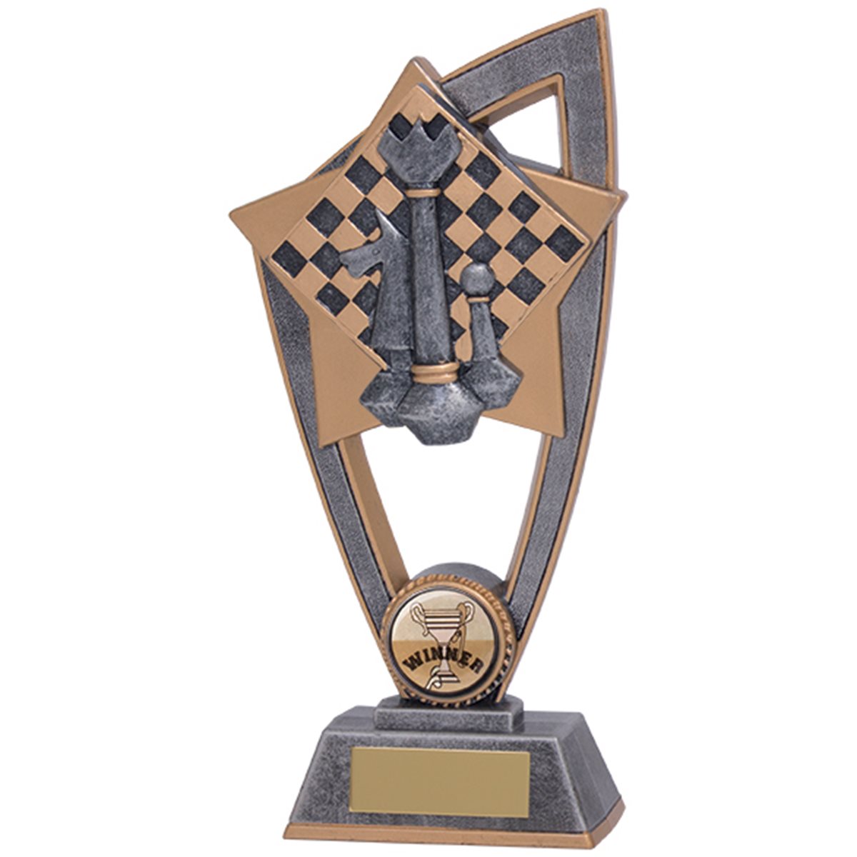 Star Blast Chess Trophy Gold Resin PL18021