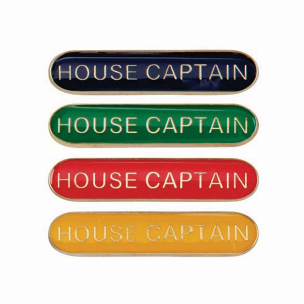 House Captain Lapel Badge in 4 Colours SB16115