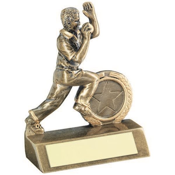 Resin Male Cricket Bowler Award TD.RF41