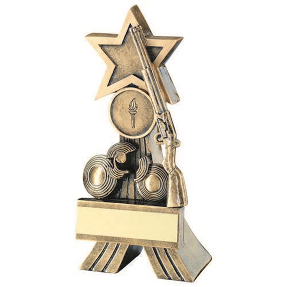 Clay Shooting Star Resin Trophy TD.RF533